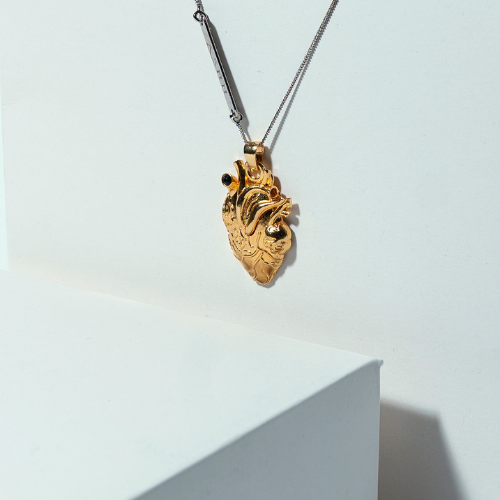 Open Heart Pendant (Golden Beat)