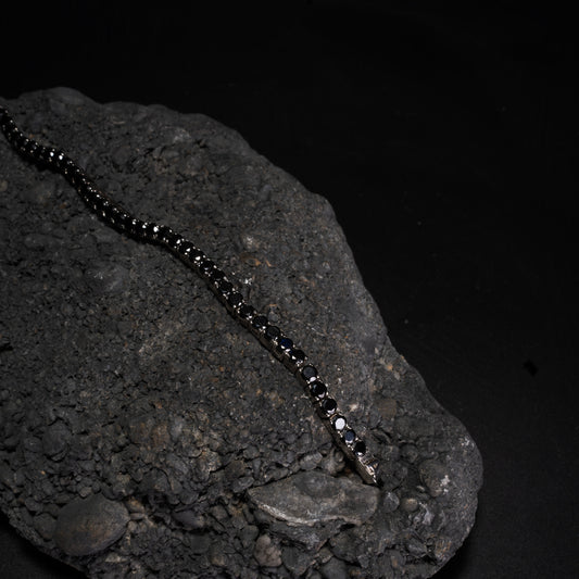 Black Diamond Micro Chain Bracelet